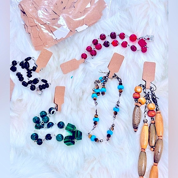 Soul Embellishment’s HandCrafted Dainty BÖHÖ Semi-Precious Natural Gemstones Set - Picture 5 of 16